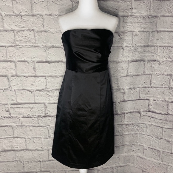 The Limited Dresses & Skirts - The Limited Black Sleeveless Satin Dress